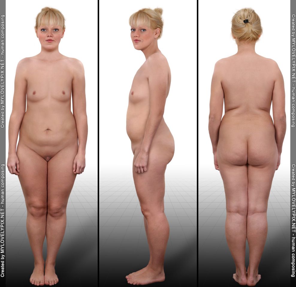 CHUBBY BLONDE  WITH TINY BREAST POSING NUDE